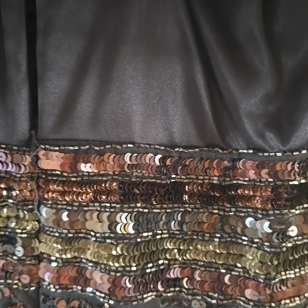 Mac Duggal, Cape Sleeve Embellished Evening Gown,‎ Charcoal, Size 4, NWT - Picture 15 of 15